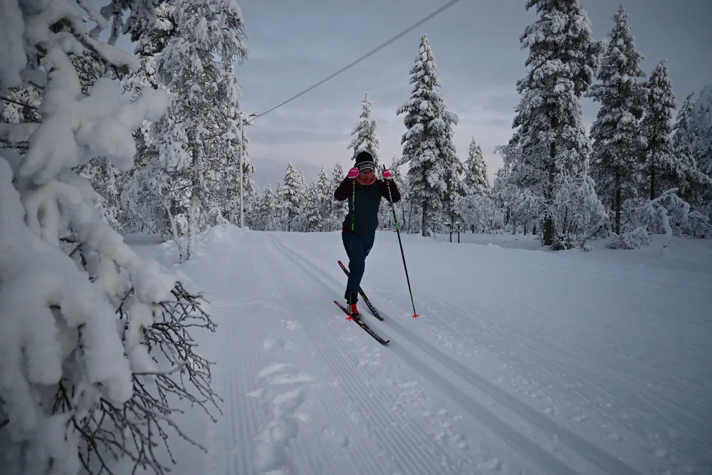 Private cross-country ski lesson